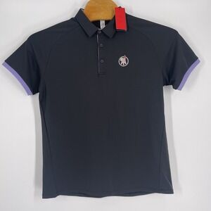 UNRL Transfusion Tradition Polo Shirt Barstool Mens Navy L‎ NWT Golf
